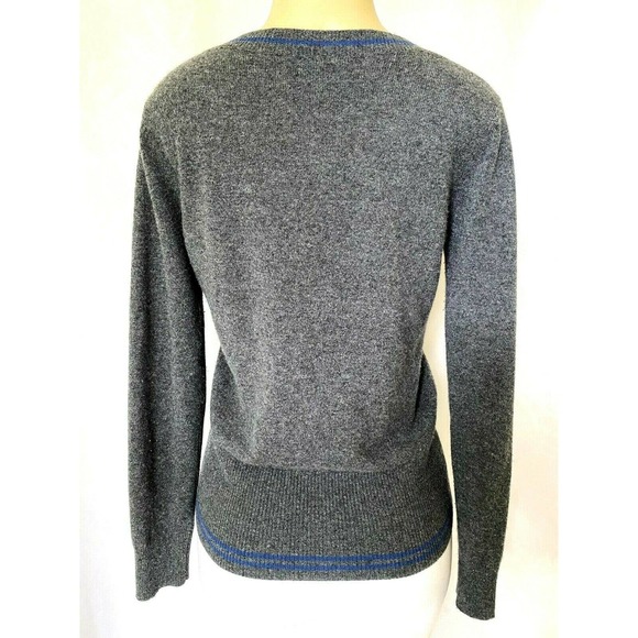 Oats Cashmere by Debra Hayburn Cardigan Sweater Knit Long Sleeve V Neck … - Picture 3 of 5